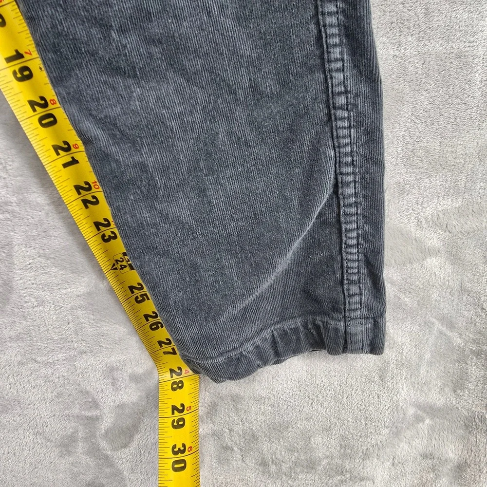 Vuori Mens Corduroy Pants Size Small Elastic Waist Casual‎ Drawstring Gray